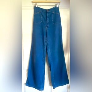Vintage, high waisted, wide leg jeans size 27